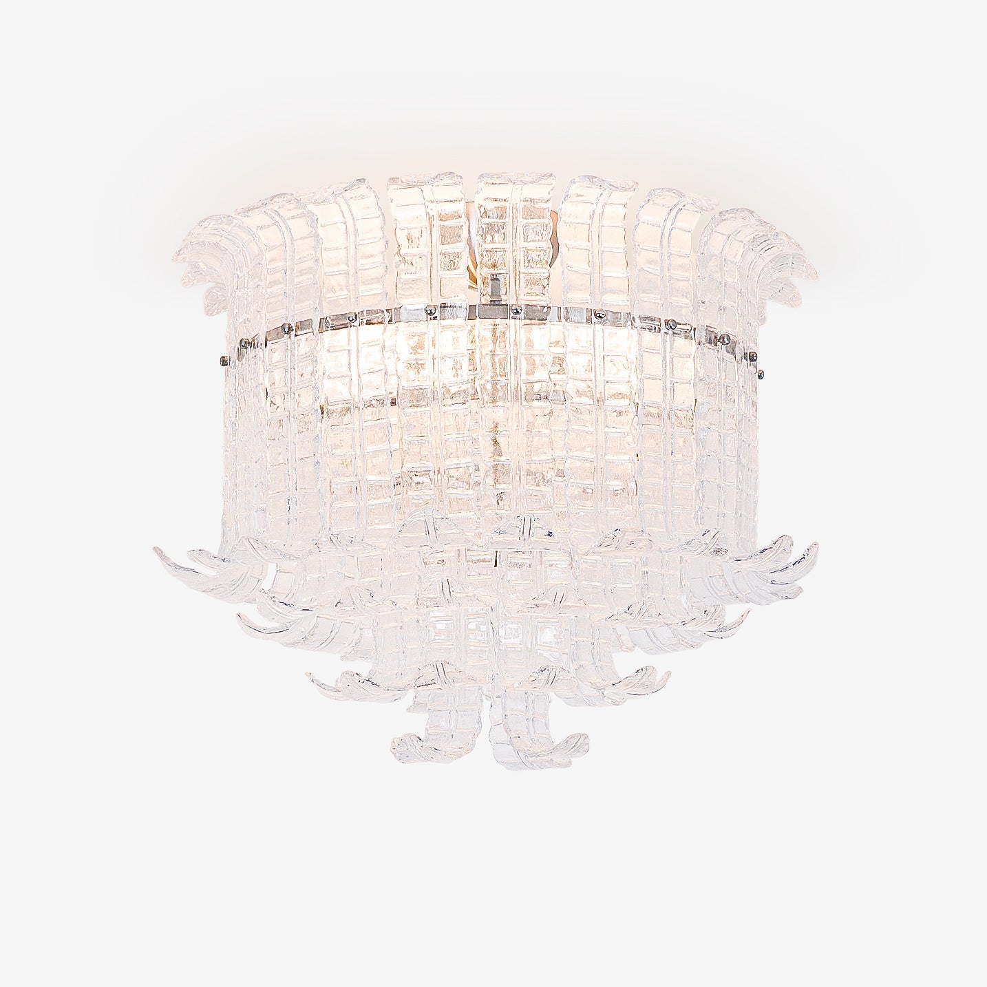 Calista Murano Glass Flushmount
