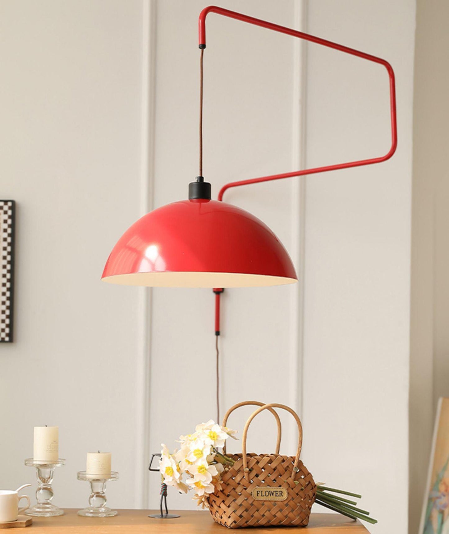 Elio Plug In Wall Sconce
