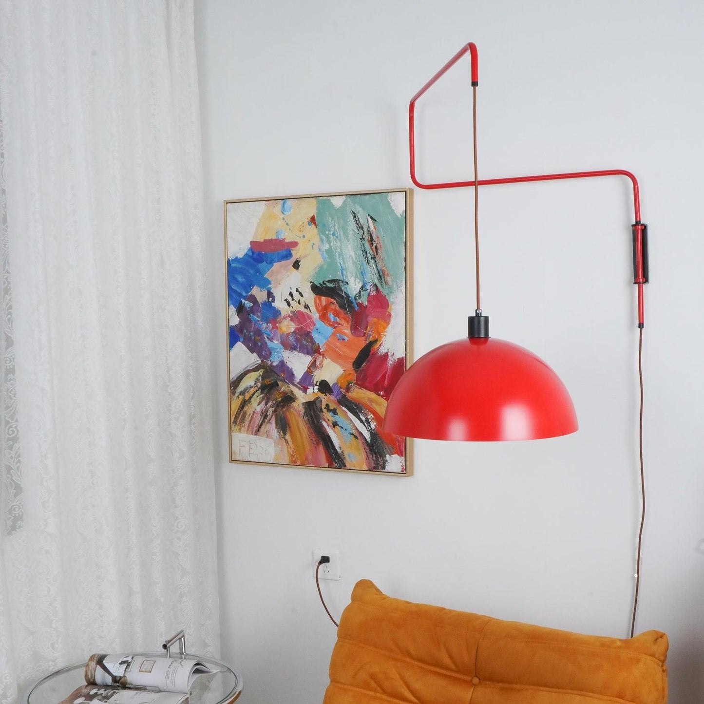 Elio Plug In Wall Sconce