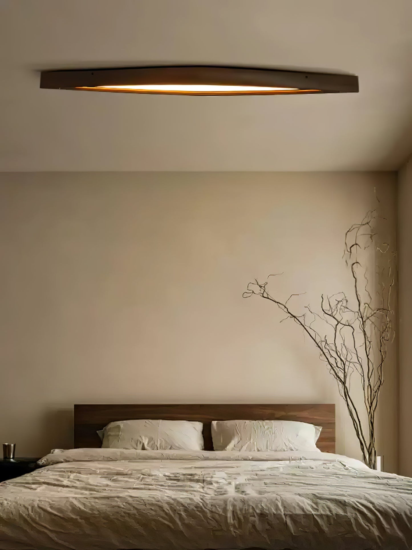 Horizon Linear Wood Flushmount