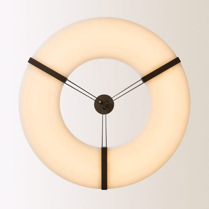 Alabaster Halo Pendant Light