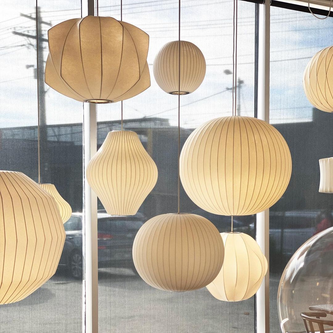 Bubble Mulberry Silk Pendant Lamp