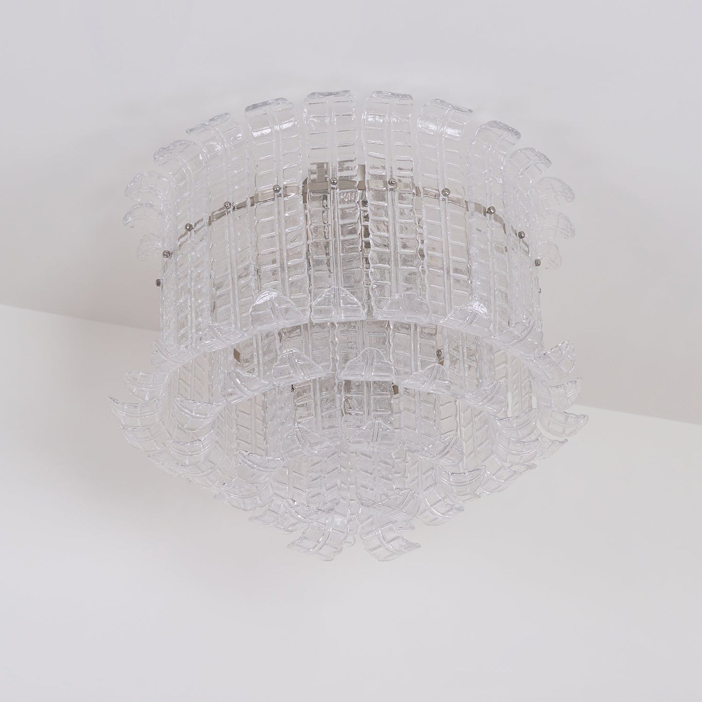 Calista Murano Glass Flushmount