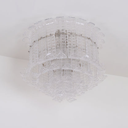 Calista Murano Glass Flushmount