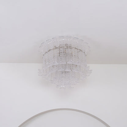 Calista Murano Glass Flushmount