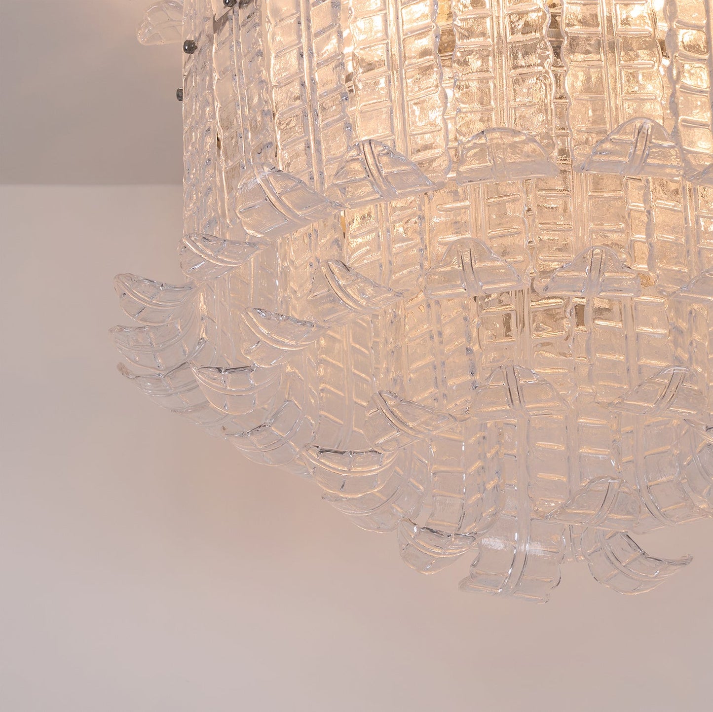Calista Murano Glass Flushmount