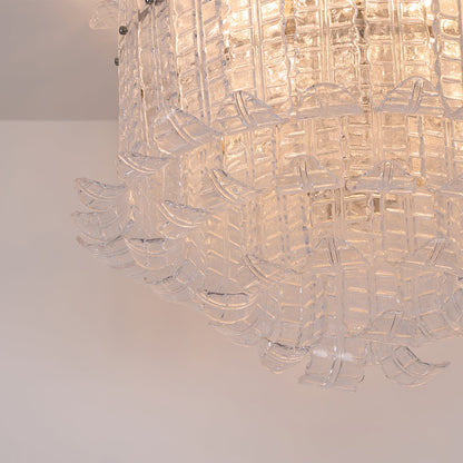 Calista Murano Glass Flushmount