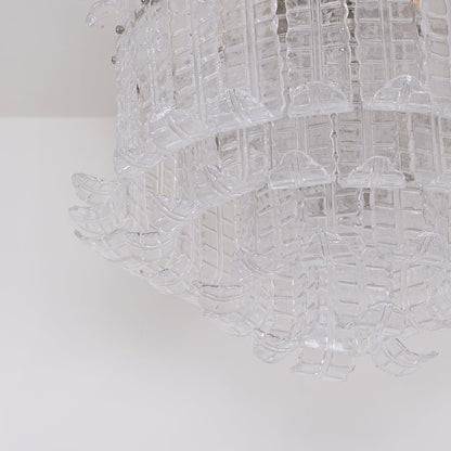 Calista Murano Glass Flushmount