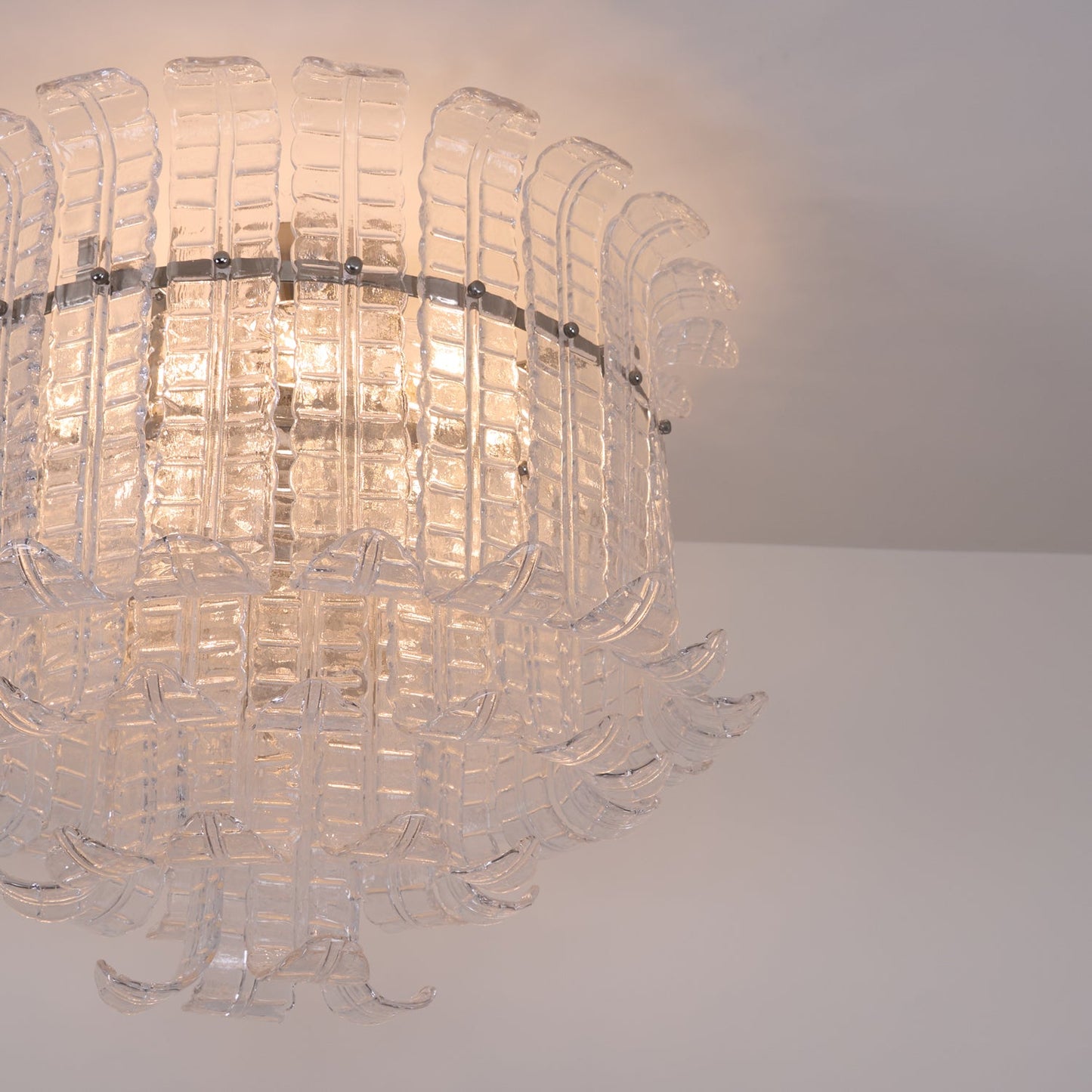 Calista Murano Glass Flushmount