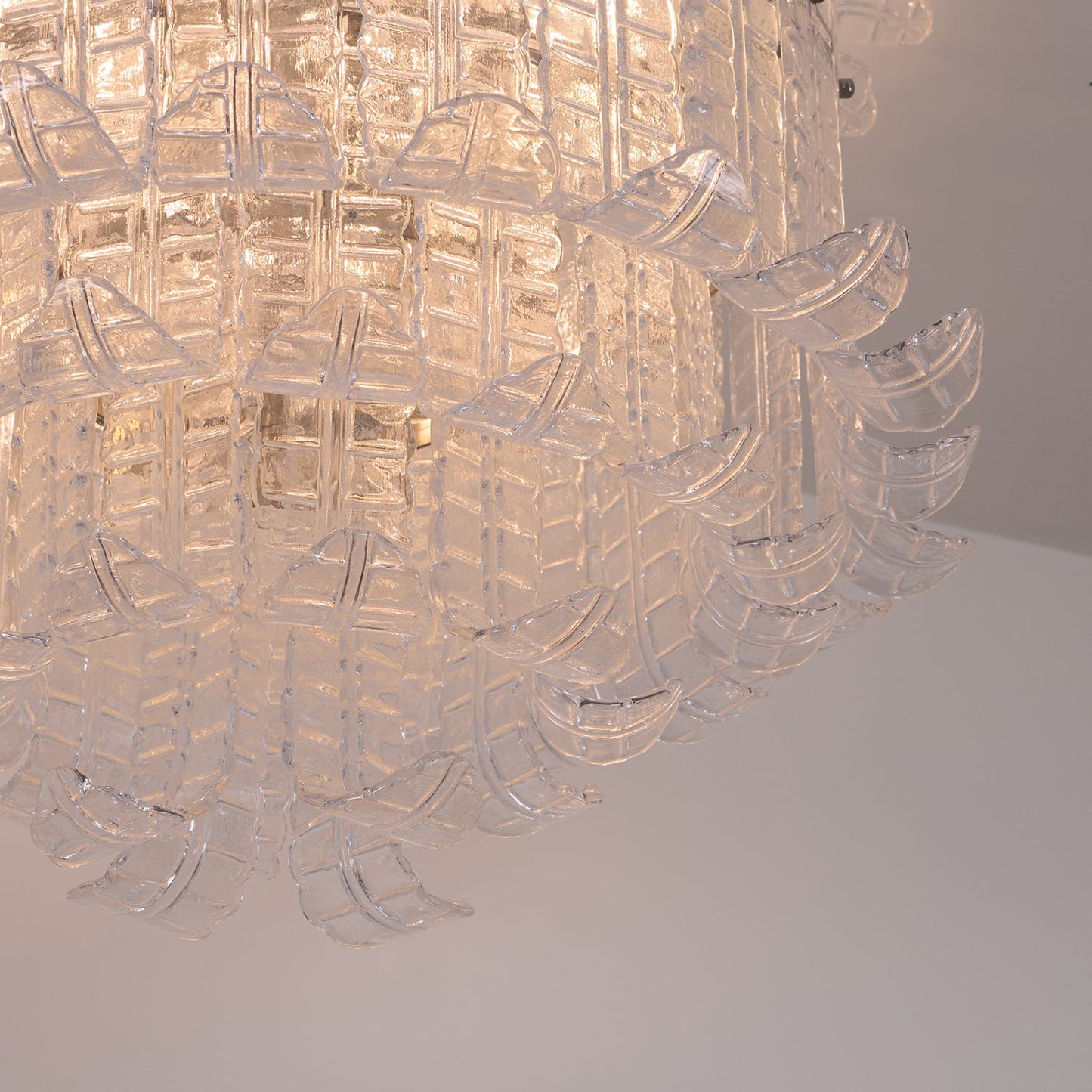 Calista Murano Glass Flushmount
