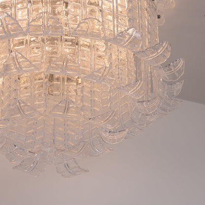 Calista Murano Glass Flushmount