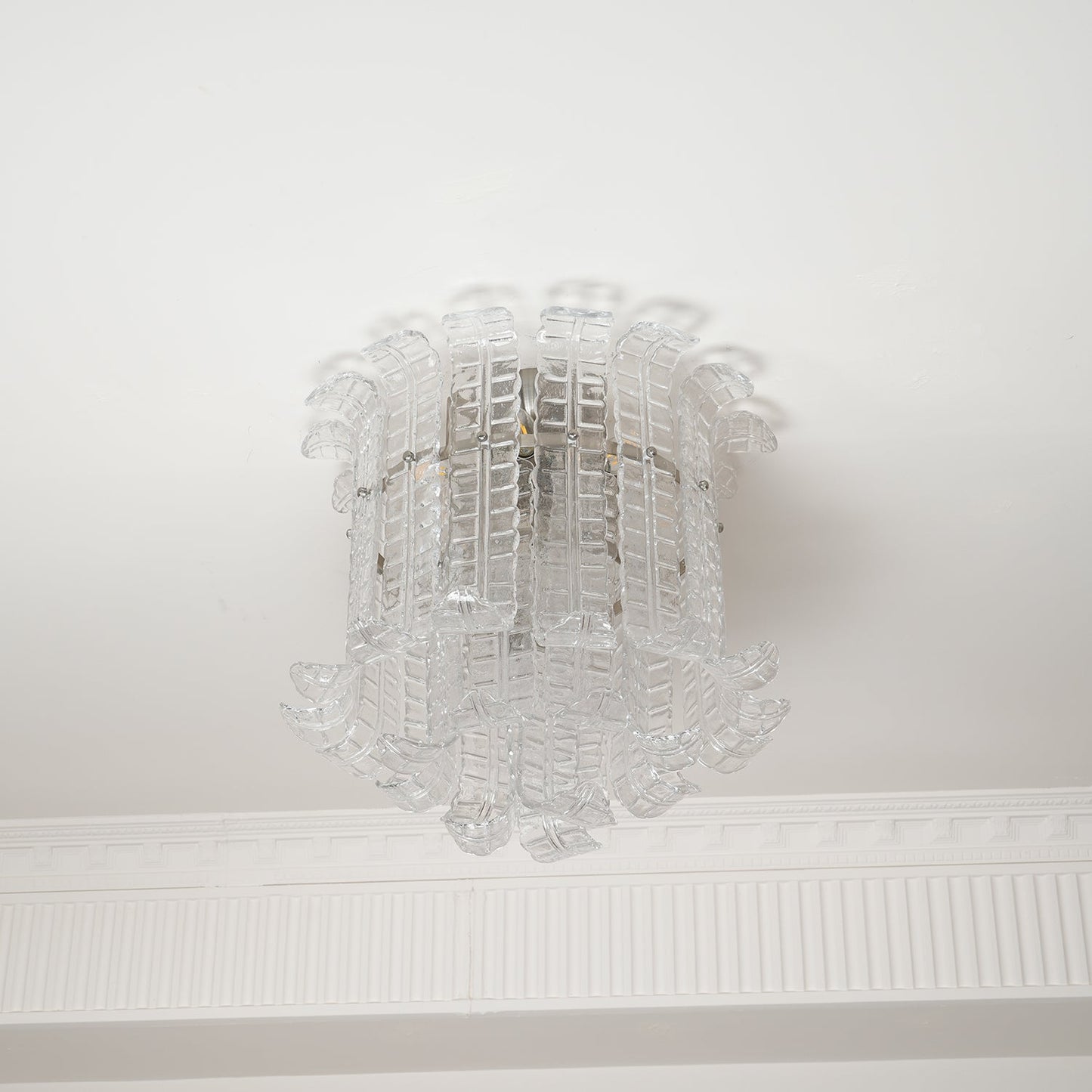 Calista Murano Glass Flushmount