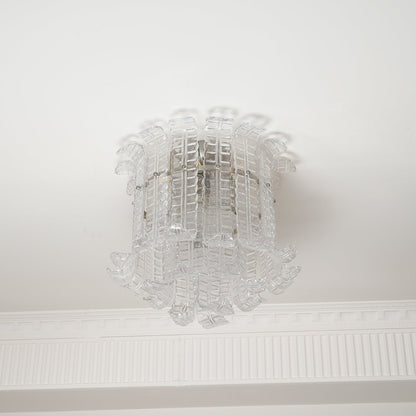 Calista Murano Glass Flushmount