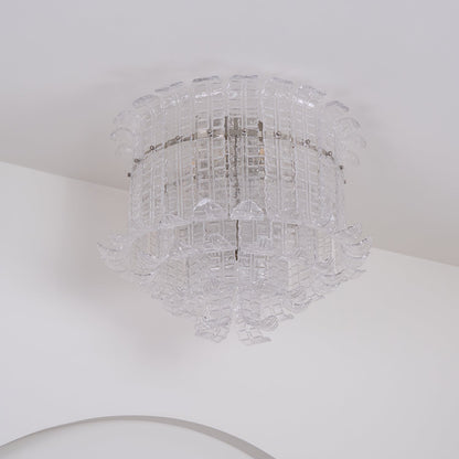 Calista Murano Glass Flushmount