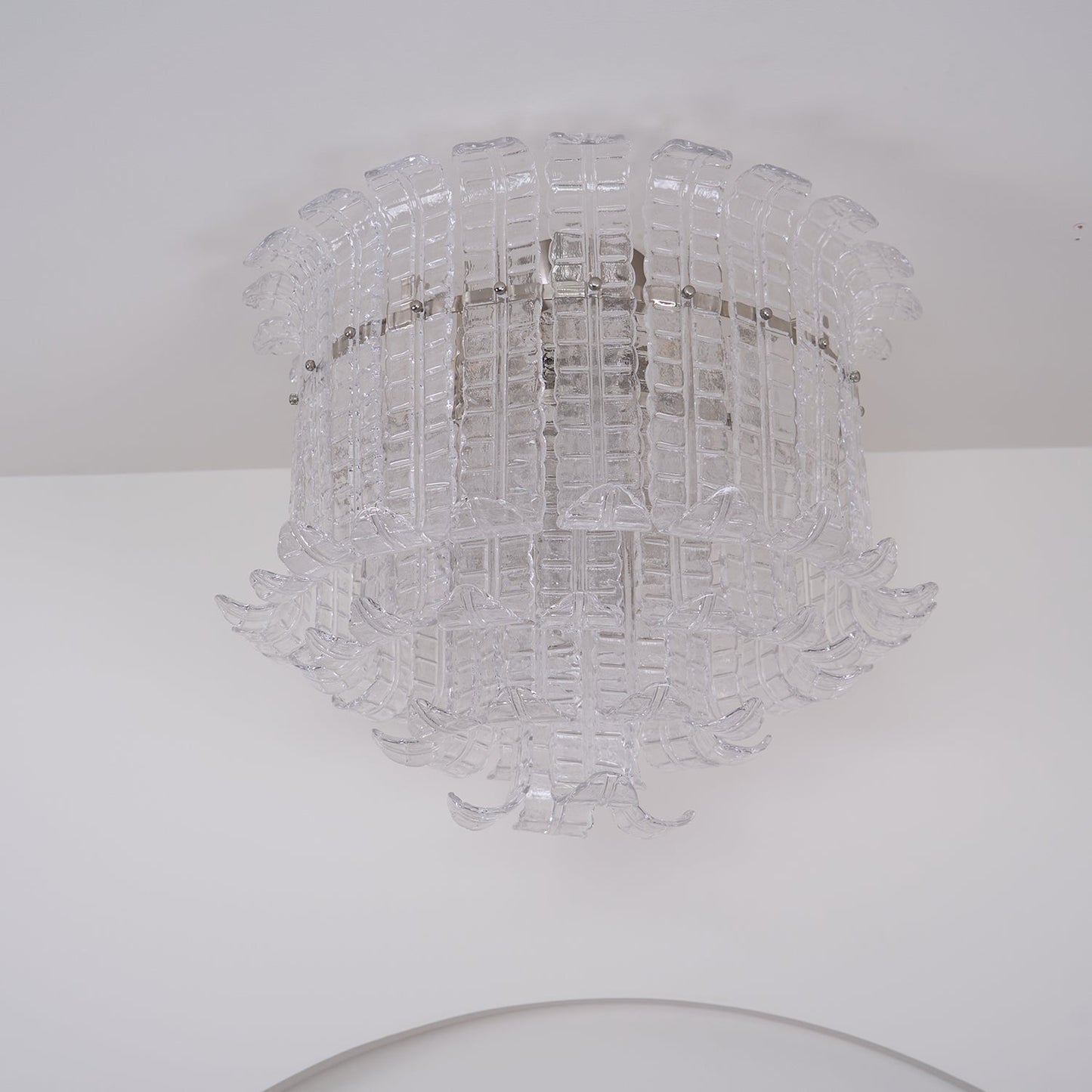 Calista Murano Glass Flushmount