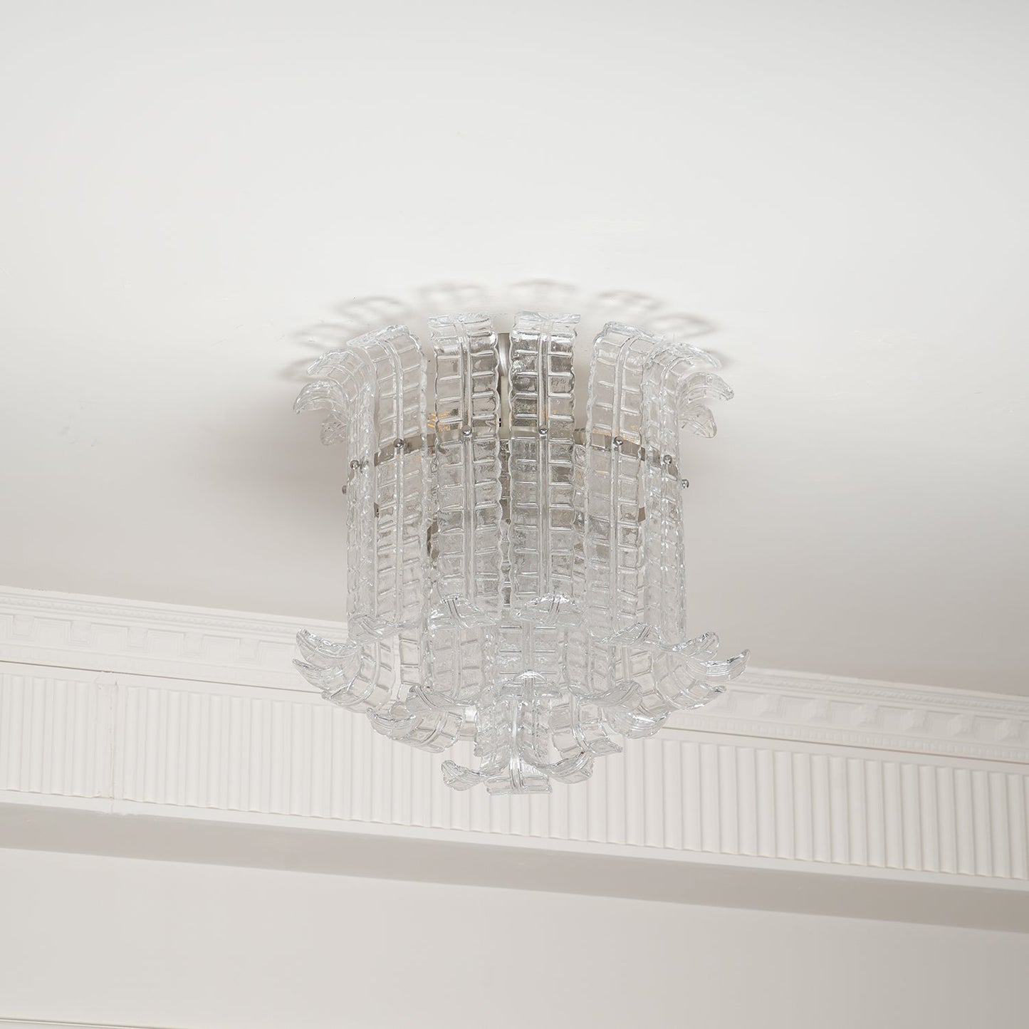 Calista Murano Glass Flushmount