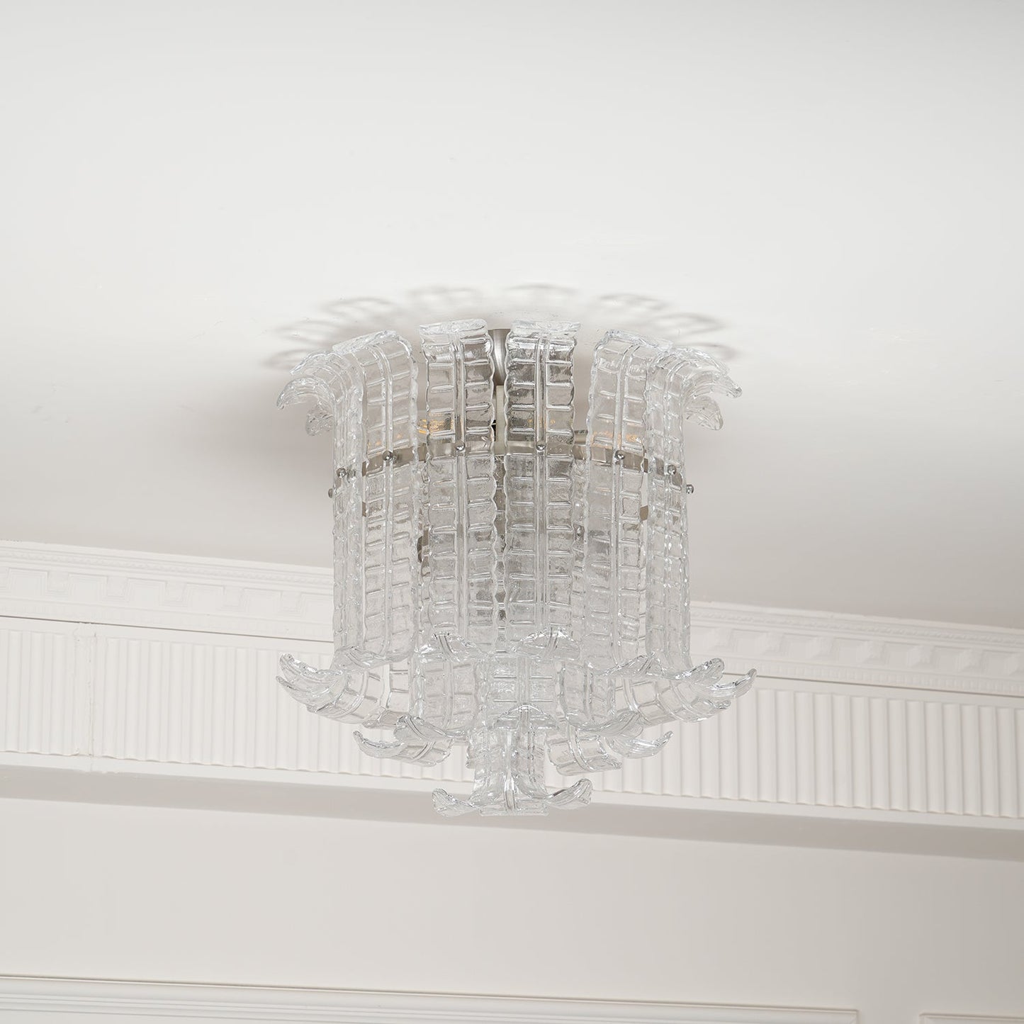 Calista Murano Glass Flushmount