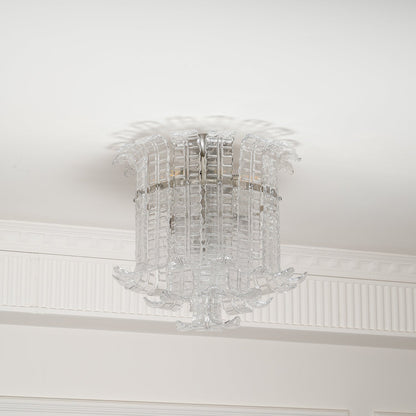 Calista Murano Glass Flushmount