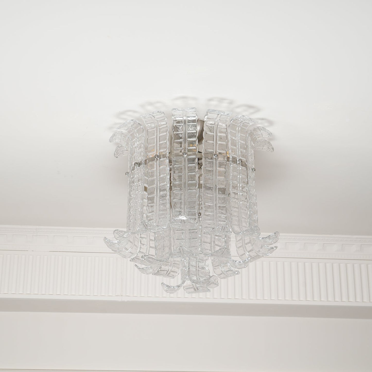 Calista Murano Glass Flushmount