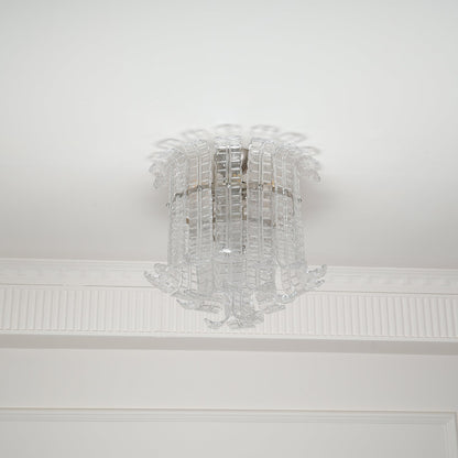 Calista Murano Glass Flushmount