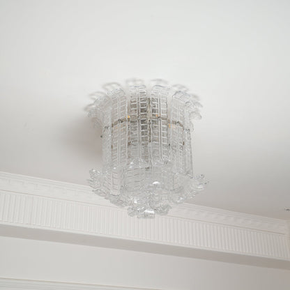 Calista Murano Glass Flushmount