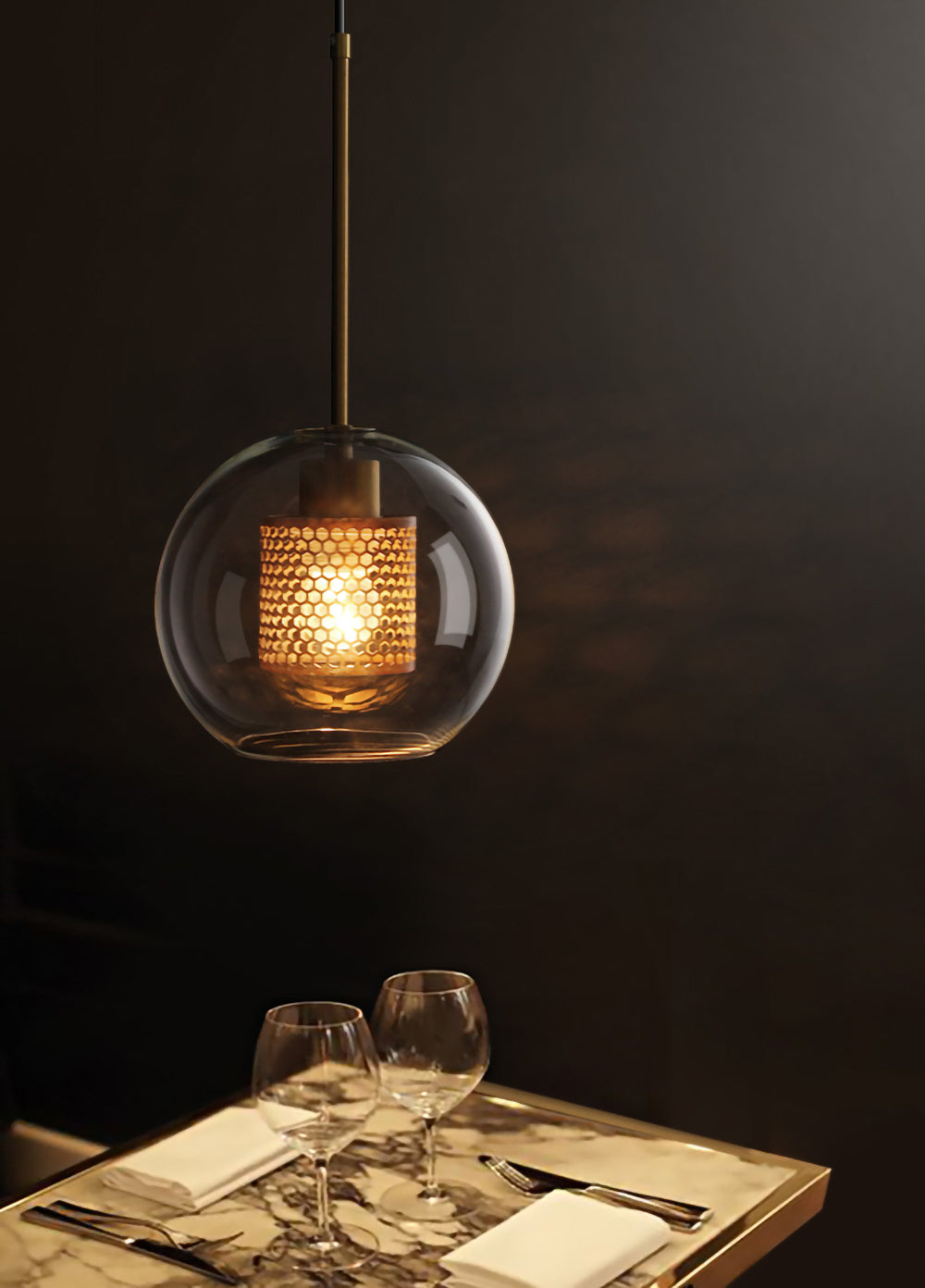 Chiswick Glass Pendant Light