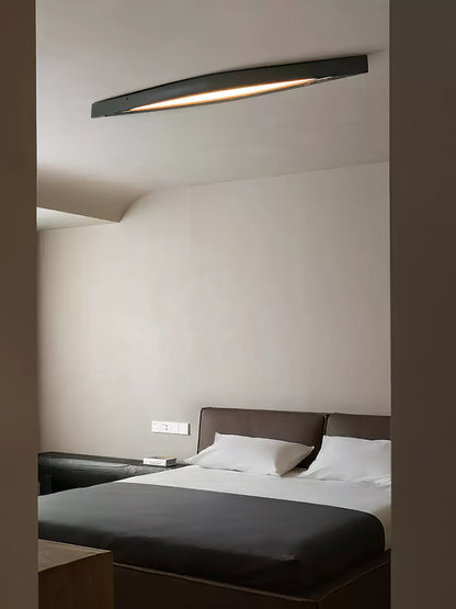 Horizon Linear Wood Ceiling Lamp