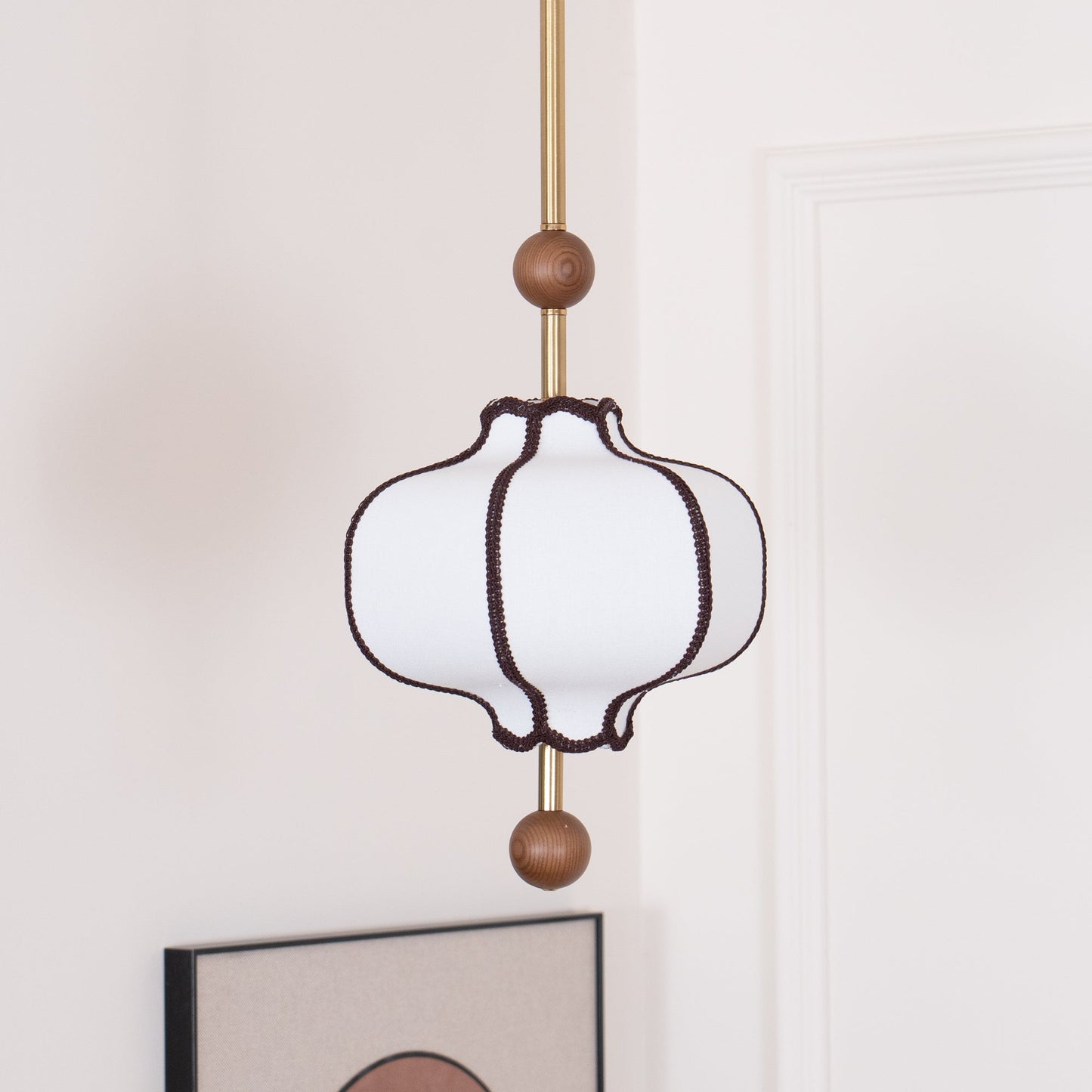 Lantern Fabric Pendant Light