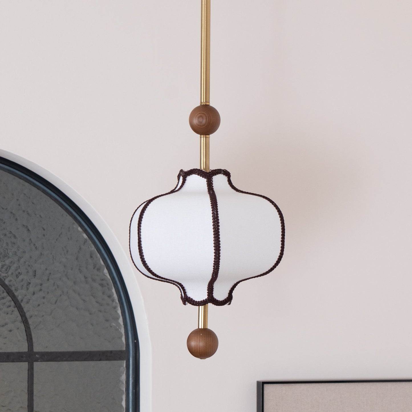 Lantern Fabric Pendant Light