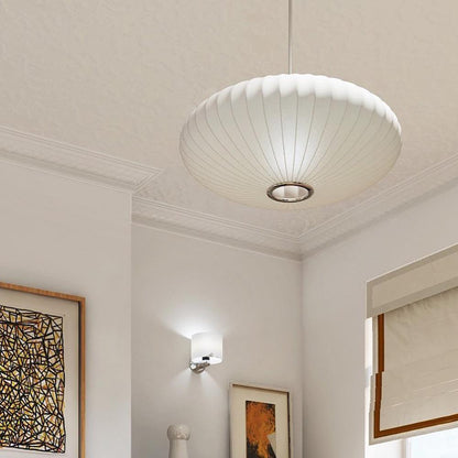 Bubble Mulberry Silk Pendant Lamp