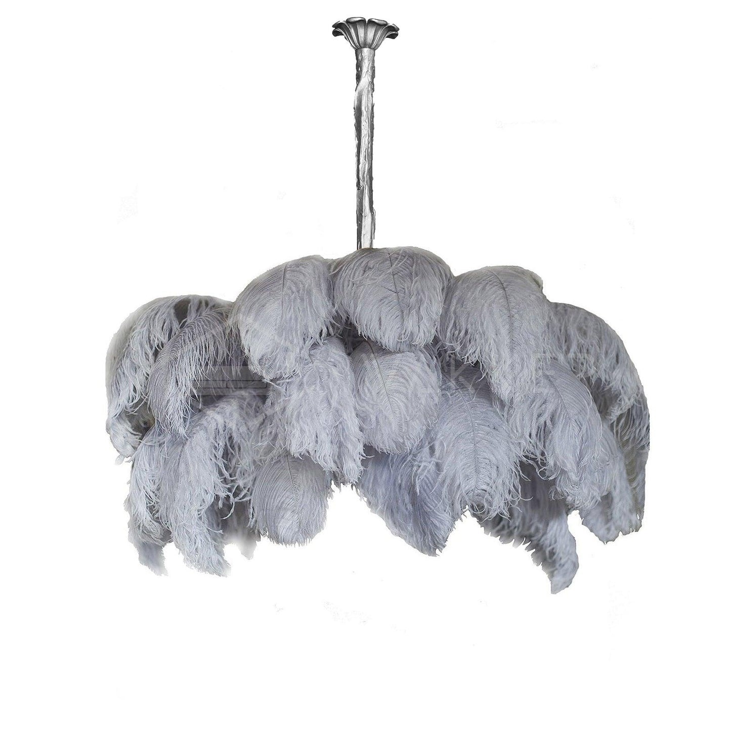 Ostrich Feather Chandelier