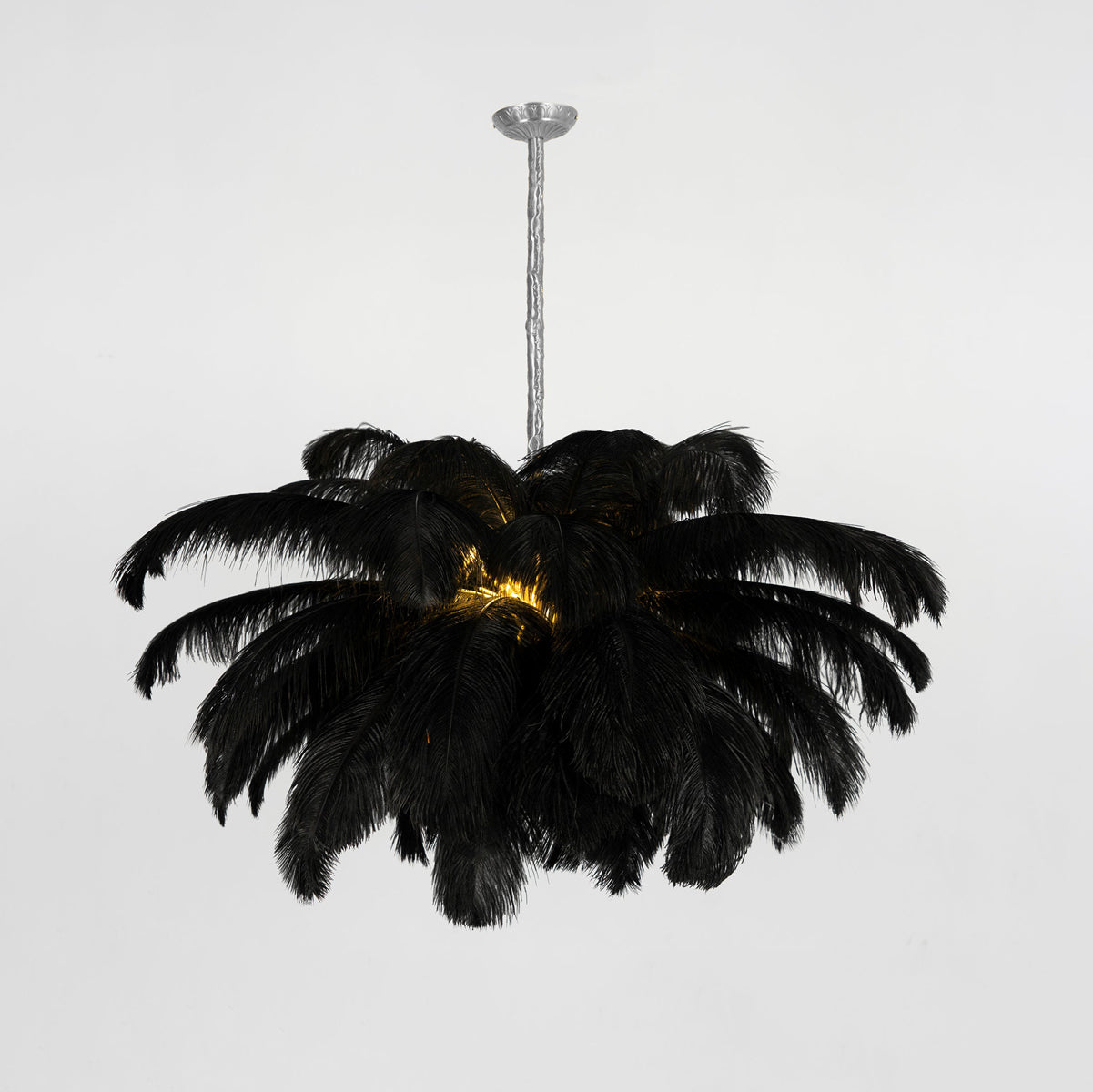 Ostrich Feather Chandelier