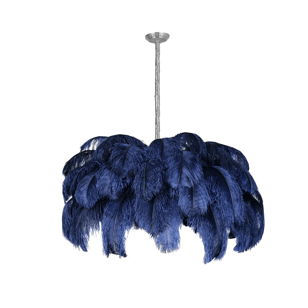 Ostrich Feather Chandelier