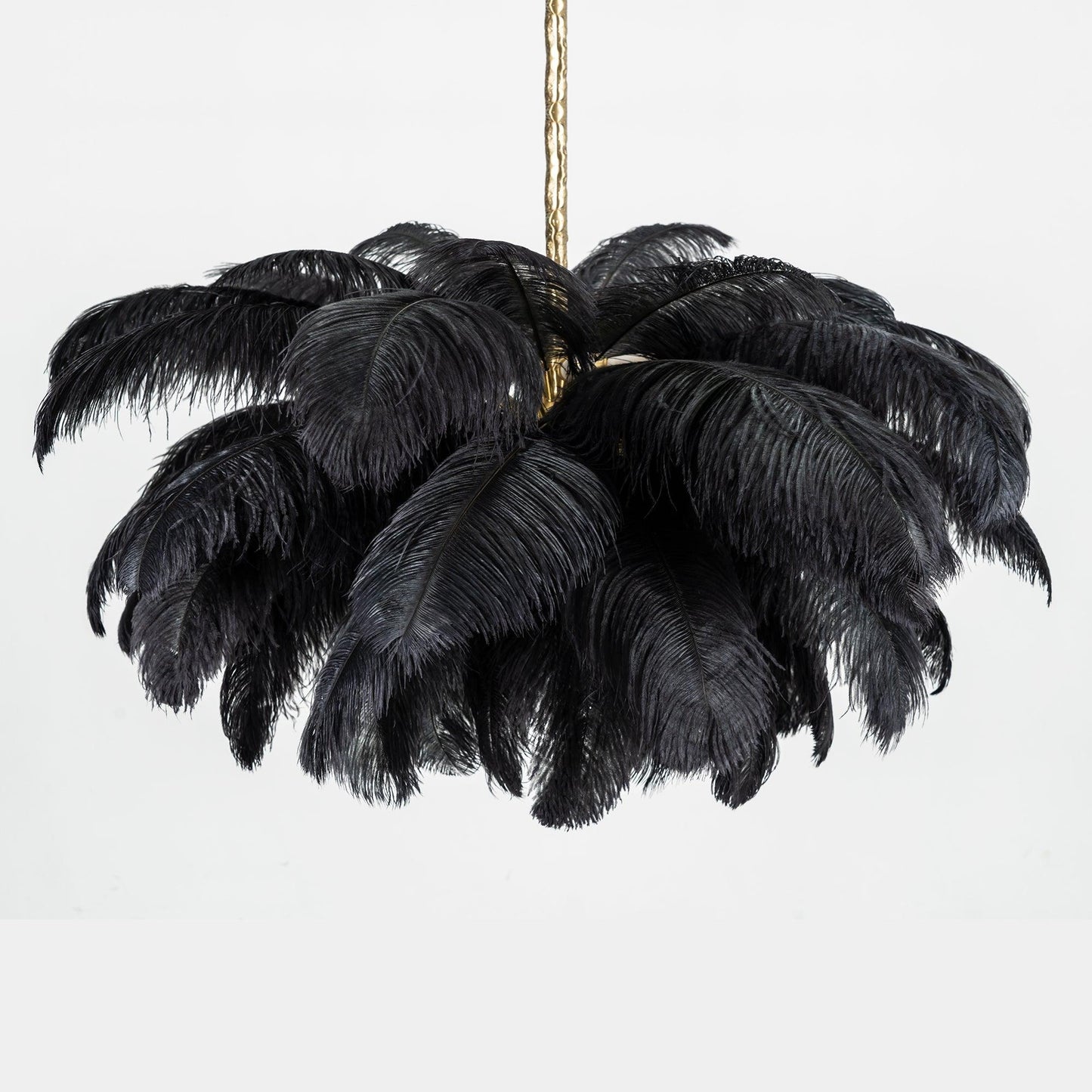 Ostrich Feather Chandelier