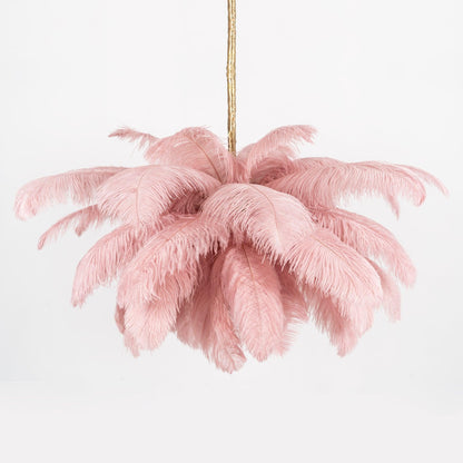 Ostrich Feather Chandelier