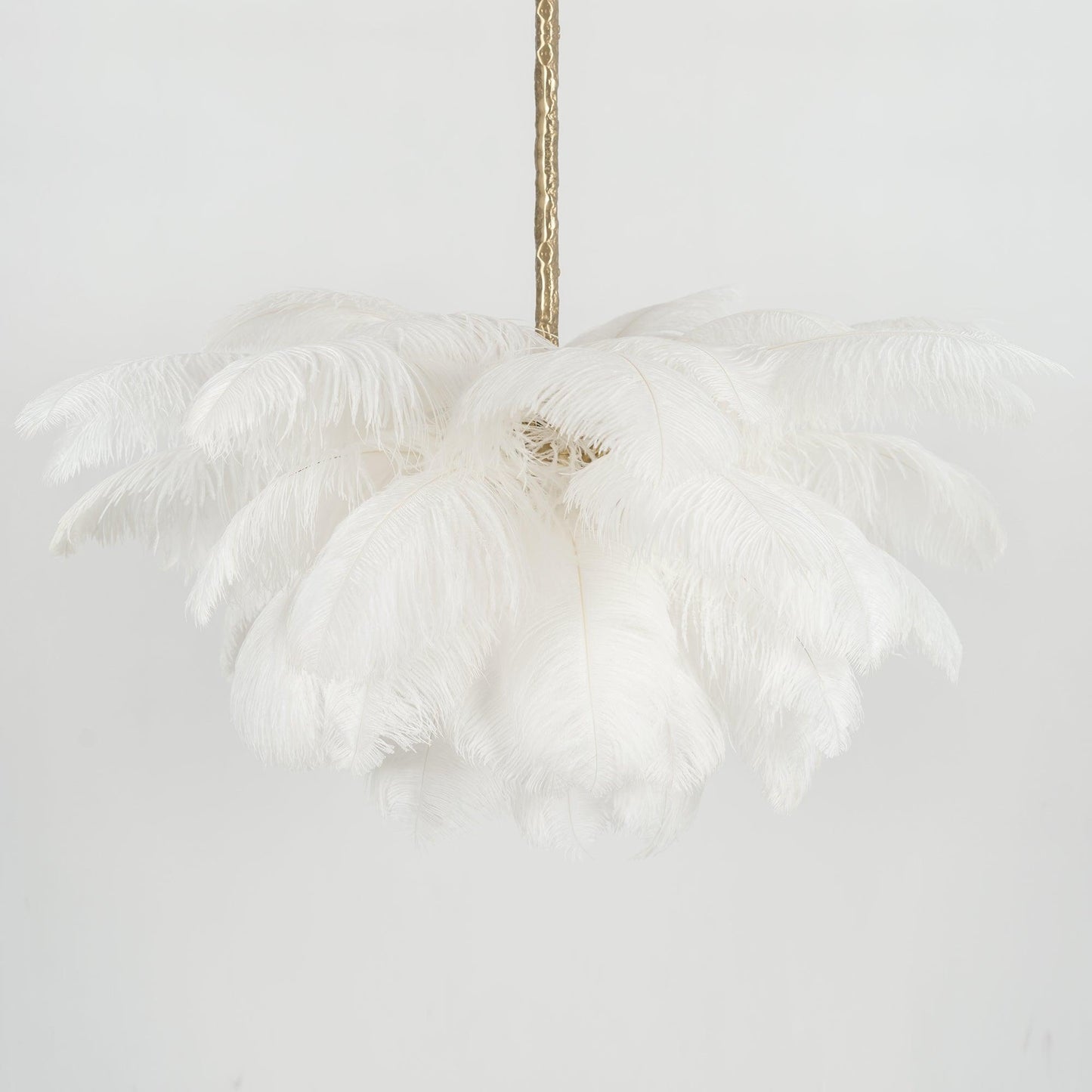 Ostrich Feather Chandelier