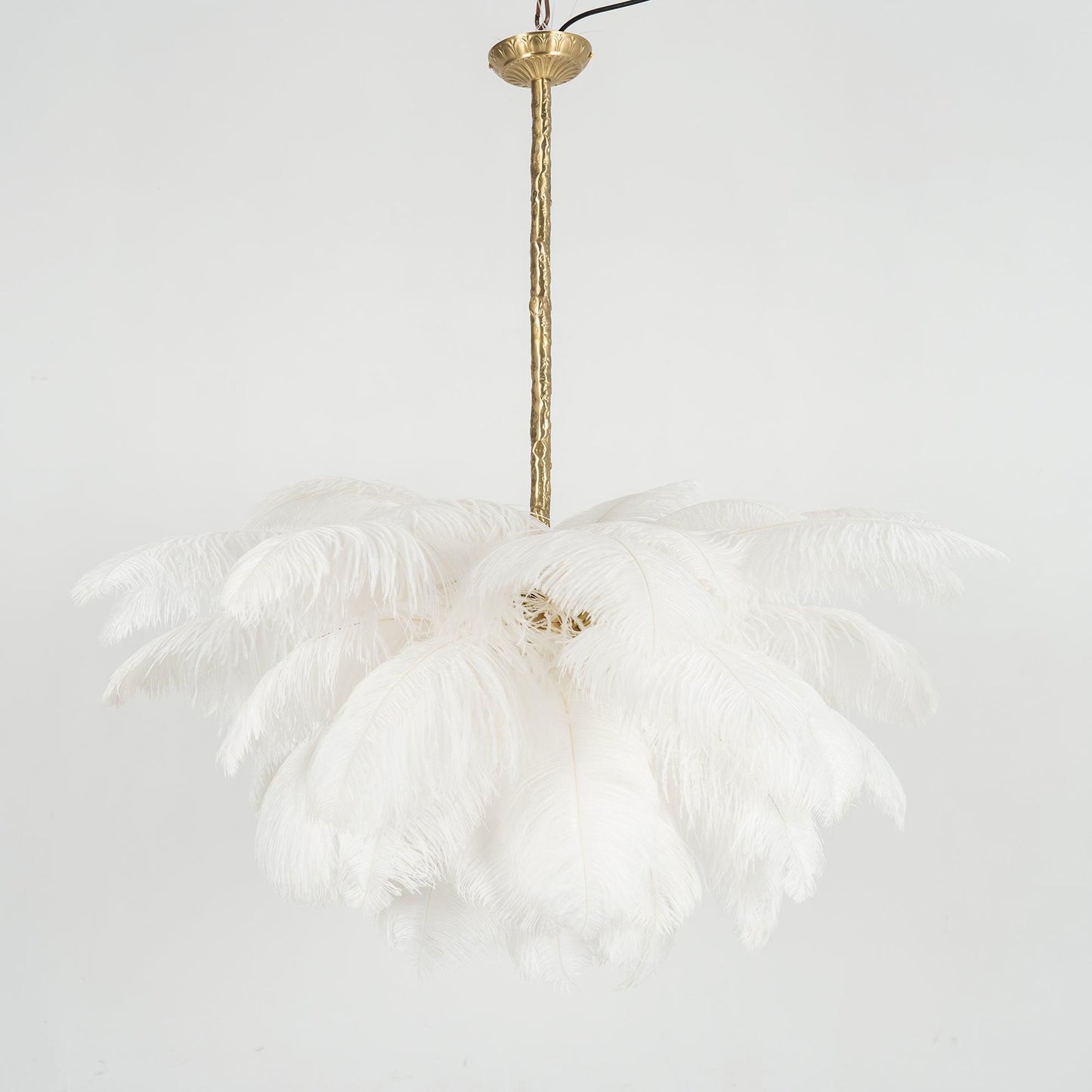 Ostrich Feather Chandelier