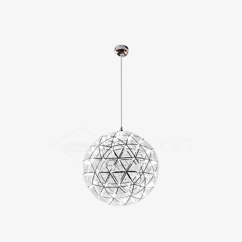 Silver Spark Ball Pendant Light