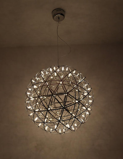 Silver Spark Ball Pendant Light