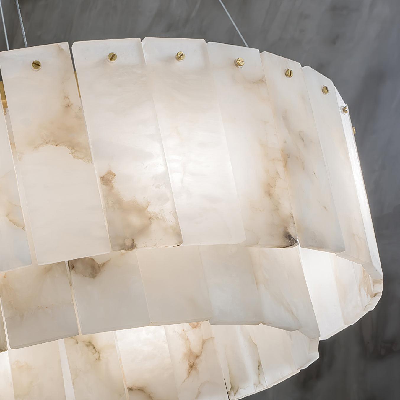 Rock Alabaster Chandelier