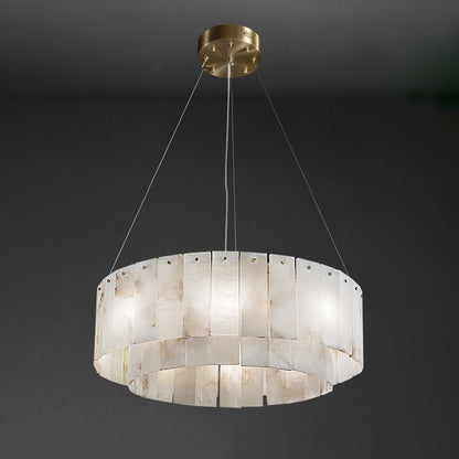 Rock Alabaster Chandelier