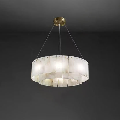 Rock Alabaster Chandelier