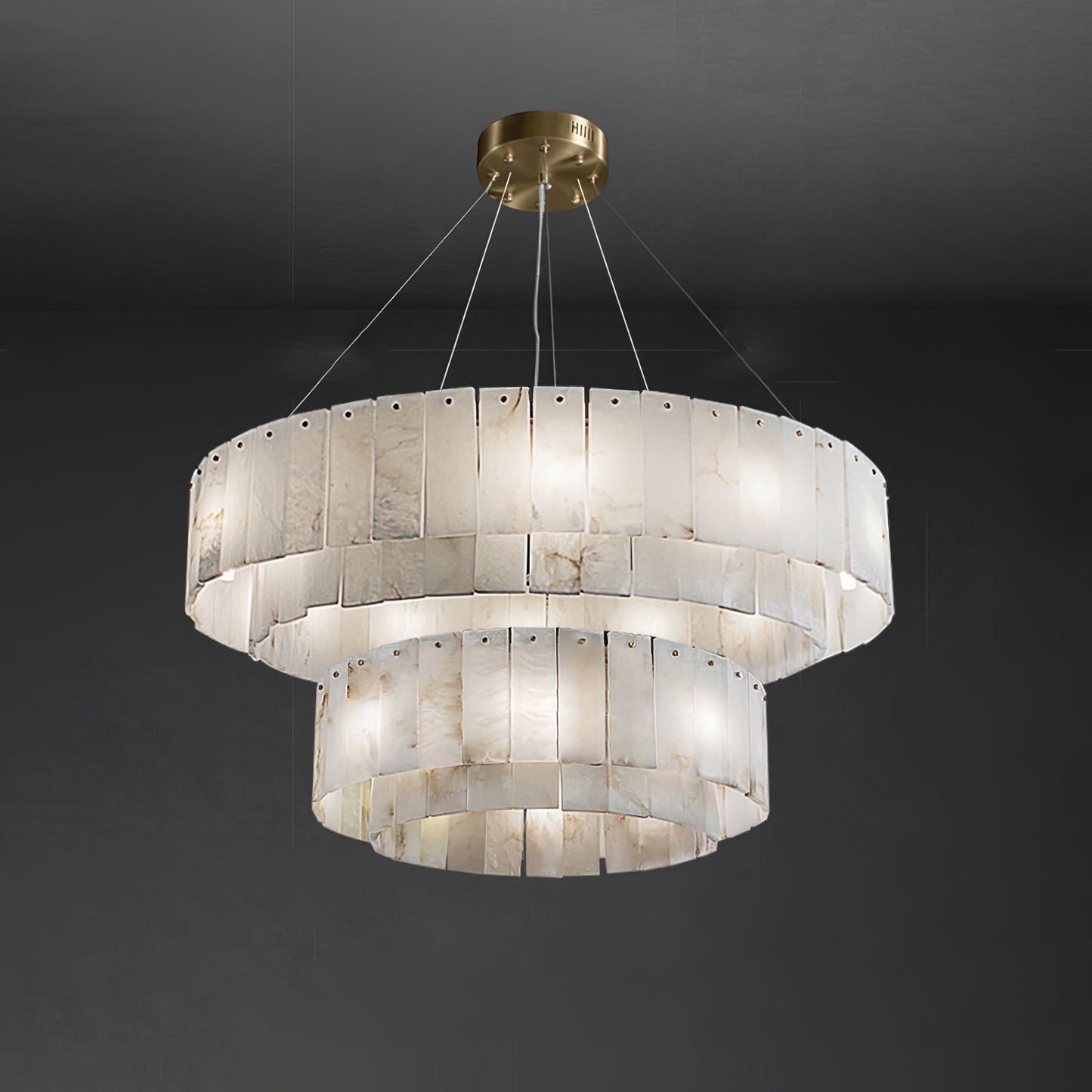 Rock Alabaster Chandelier