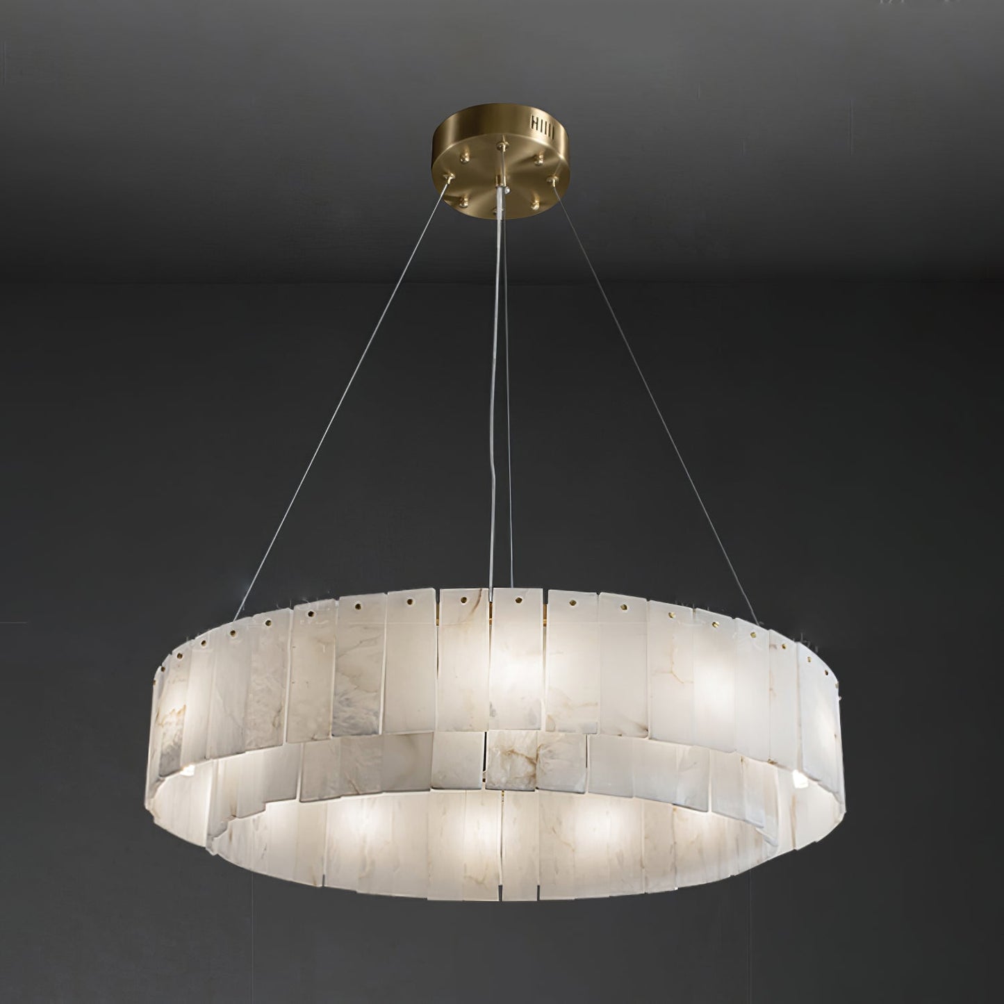 Rock Alabaster Chandelier