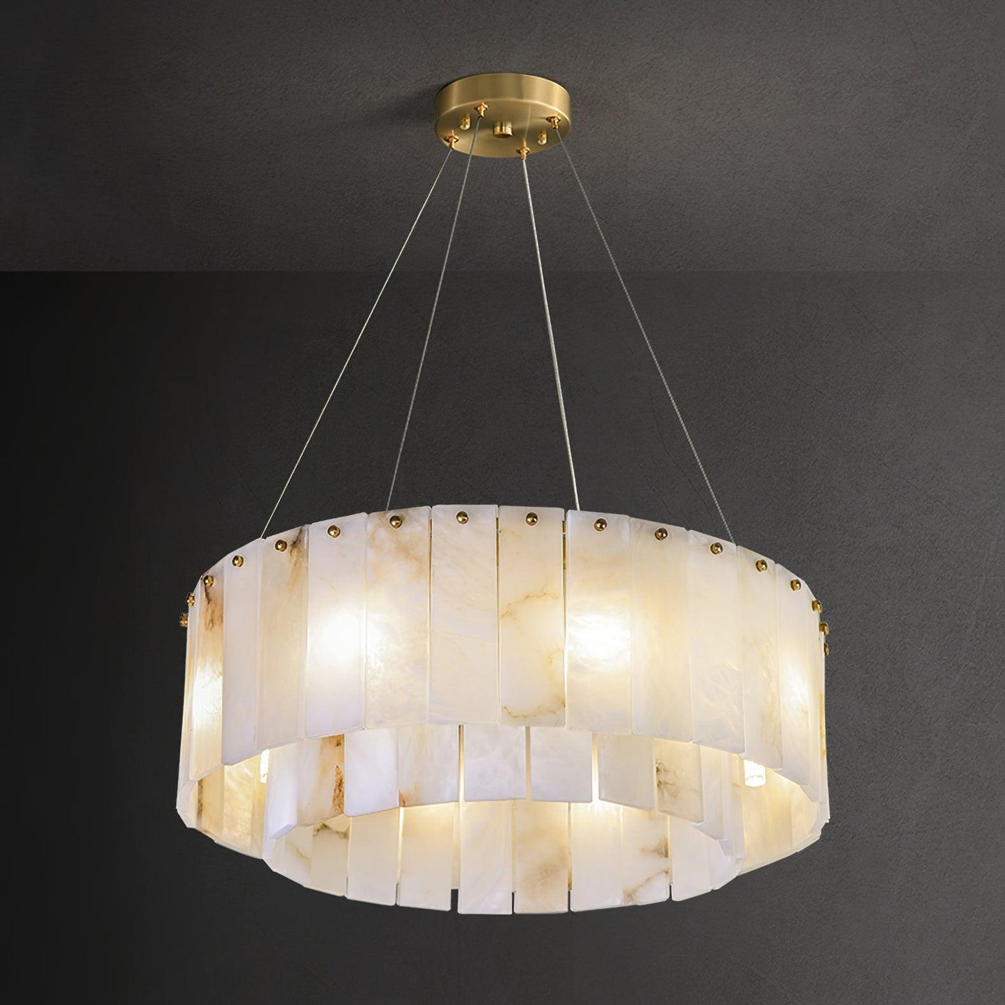 Rock Alabaster Chandelier