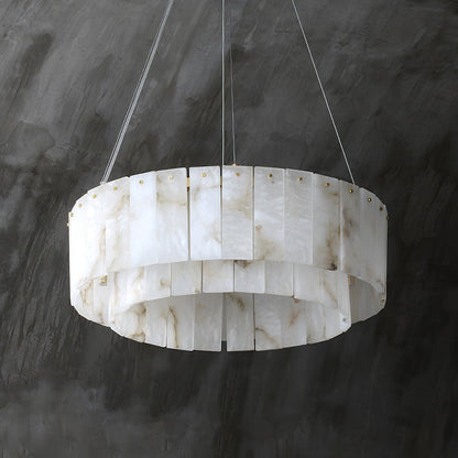 Rock Alabaster Chandelier