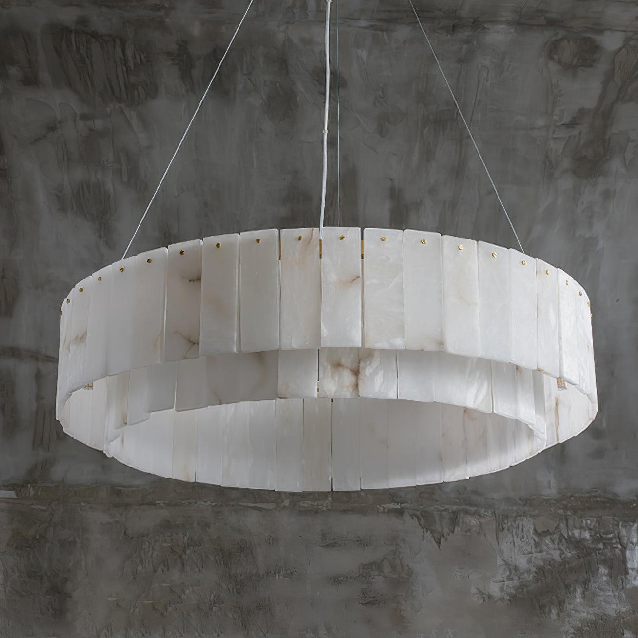 Rock Alabaster Chandelier