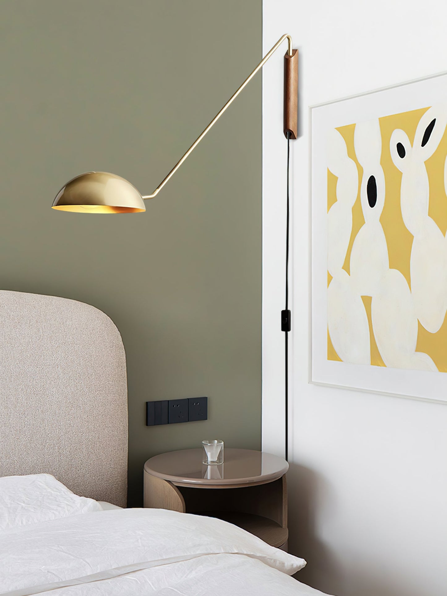 Swing Dome Wall Light