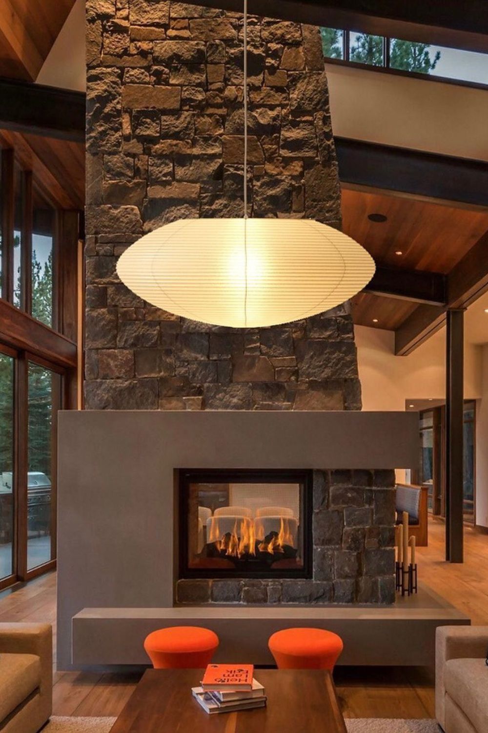 Washi Paper 15A Pendant Light